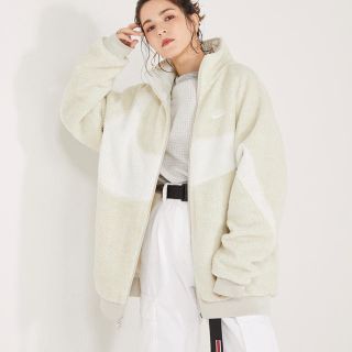 ナイキ(NIKE)のNIKE BIG SWOOSH BOA JACKET ボアジャケット XS(ブルゾン)