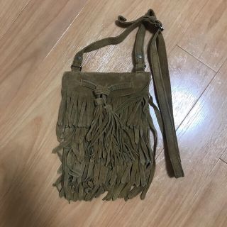 ザラ(ZARA)のスウェードバッグ(ショルダーバッグ)