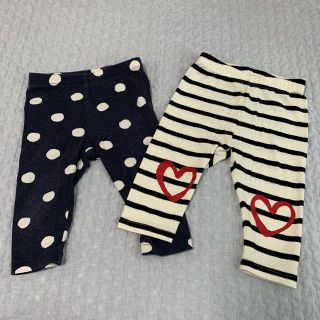 ベビーギャップ(babyGAP)のレギンス2点セット　70サイズごろまで着れます。(パンツ)