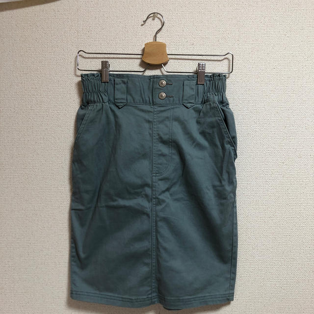 OLIVEdesOLIVE(オリーブデオリーブ)のミントグリーン タイトスカート レディースのスカート(ひざ丈スカート)の商品写真