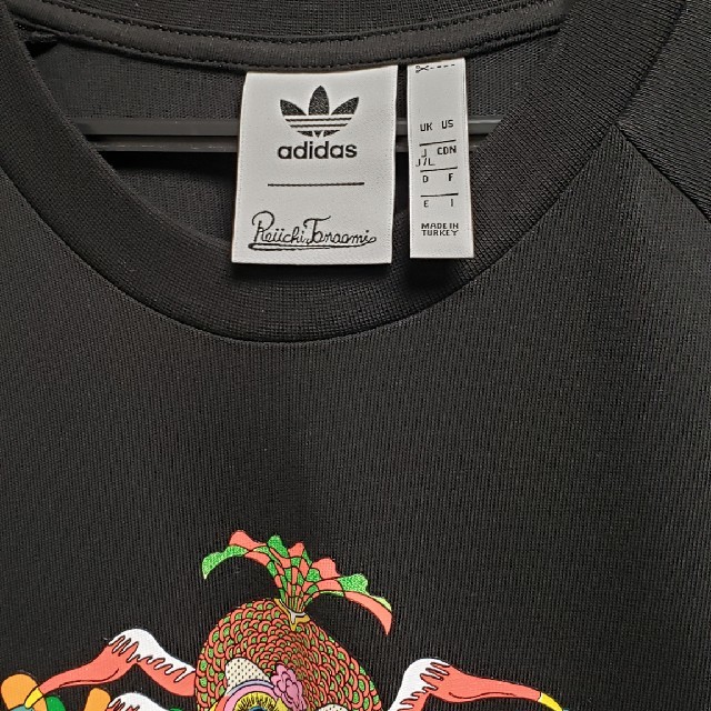 adidas(アディダス)のアディダス&田名綱コラボ　ロンT　美中古　L　正規品 メンズのトップス(Tシャツ/カットソー(七分/長袖))の商品写真
