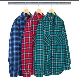 シュプリーム(Supreme)のsupreme Arc Logo Quilted Flannel Shirt (シャツ)