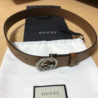 グッチ(Gucci)のGUCCI 牛革ベルト　85/34 ほぼ未使用(ベルト)