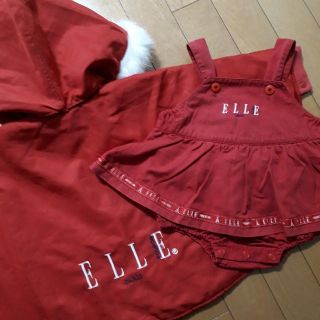 エル(ELLE)のELLE ワンピース　90 アウター　ジャンパー　ポンチョ　ロンパース(ジャケット/コート)