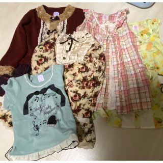 アクシーズファム(axes femme)の子供服5枚 まとめ売り(ワンピース)