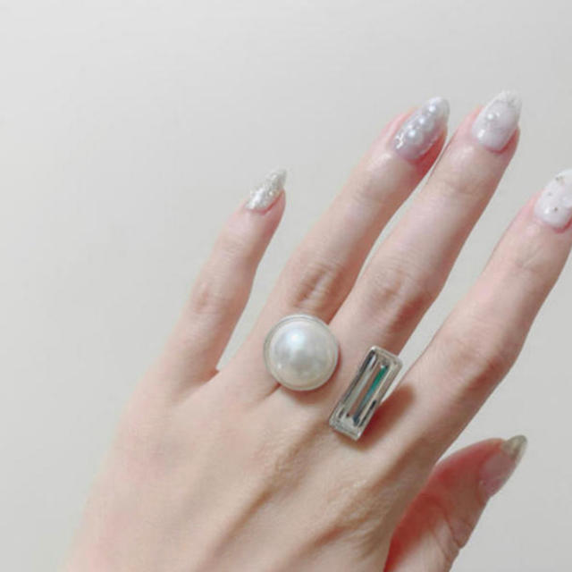 DEUXIEME CLASSE(ドゥーズィエムクラス)のperl &bijou ring レディースのアクセサリー(リング(指輪))の商品写真