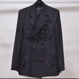 ヨウジヤマモト(Yohji Yamamoto)の19aw 黒釦ダブル サイズ2(テーラードジャケット)