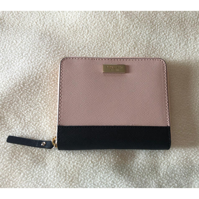 kate spade new york(ケイトスペードニューヨーク)のケイトスペード kate spade バイカラー　二つ折り財布 レディースのファッション小物(財布)の商品写真