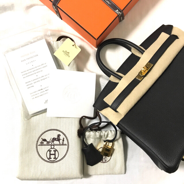 【専用①】HERMES 新品 バーキン25 ブラック ゴールド金具