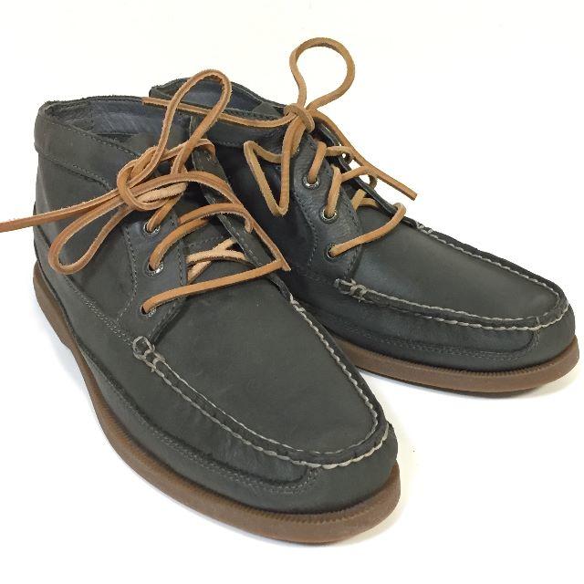 ＳＡＬＥ　スペリー トップサイダー　本革　チャッカブーツ　28ｃｍ　グレー メンズの靴/シューズ(ブーツ)の商品写真