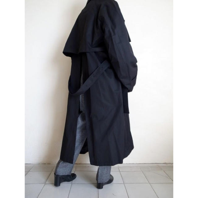 SUNSEA(サンシー)のstein lay oversized overlap coat メンズのジャケット/アウター(トレンチコート)の商品写真