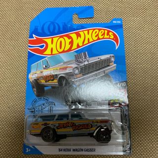 シボレー(Chevrolet)のホットウィール 64 NOVA WAGON GASSER ノバワゴンギャッサー(ミニカー)