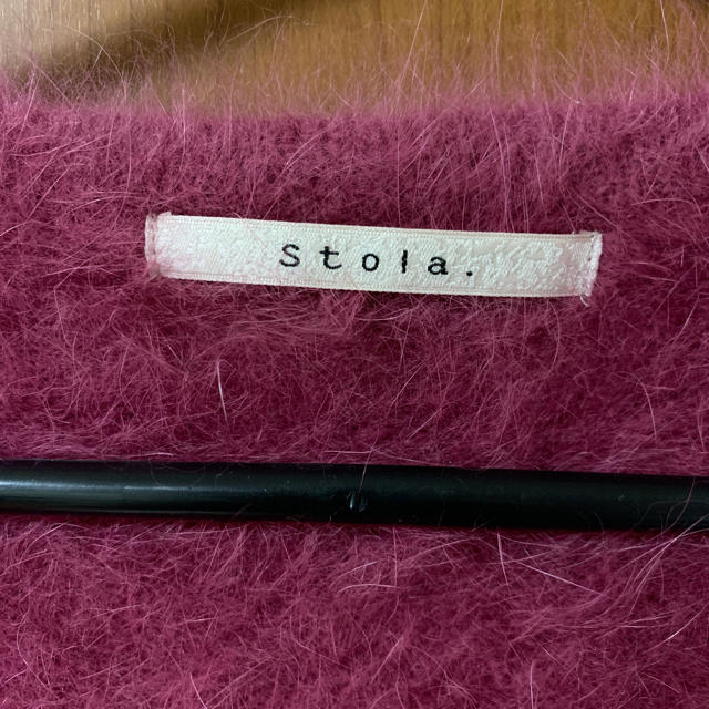 Stola.(ストラ)のストラのふんわりアンゴラカーディガン レディースのトップス(カーディガン)の商品写真