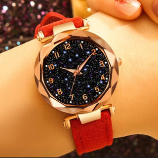 高級クォーツ腕時計 レディース LED対応　パワーストーン(腕時計)