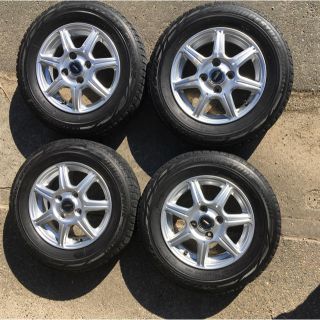 ブリヂストン(BRIDGESTONE)のBSブリザックGZ 145/80R 13 アルミ4本セット(タイヤ・ホイールセット)