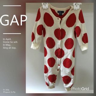 ベビーギャップ(babyGAP)のmiki!i様  GAP綿ニットカバーオ(カバーオール)