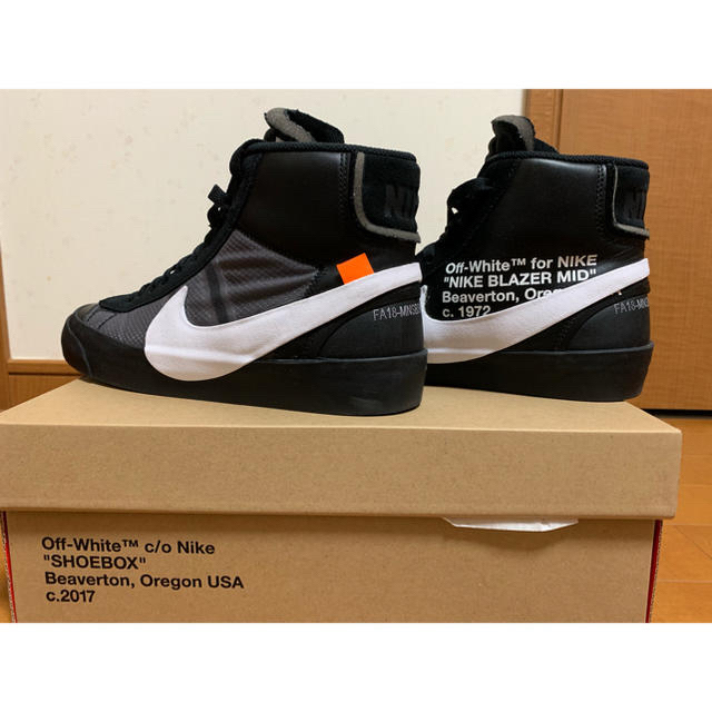 nike off white blazer 25cm