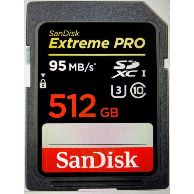 スマホ/家電/カメラ●SANDISK(サンディスク)SDSDXPA-512G-JU3 [512GB]