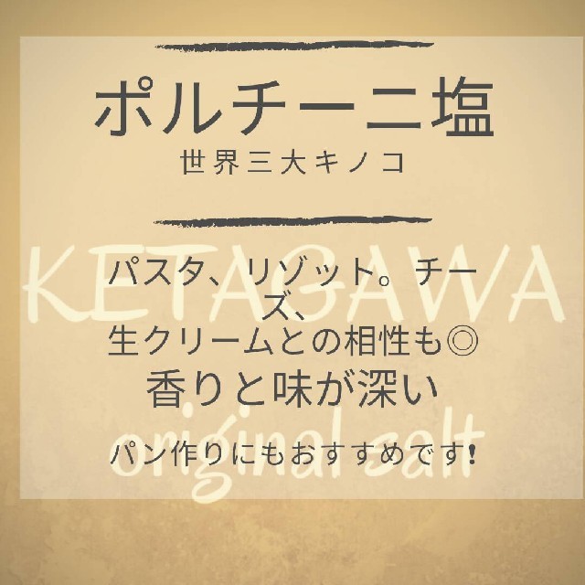 【送料込み】【無添加】ポルチーニ塩 持ち運び便利ミニボトル1本です。 食品/飲料/酒の食品(調味料)の商品写真