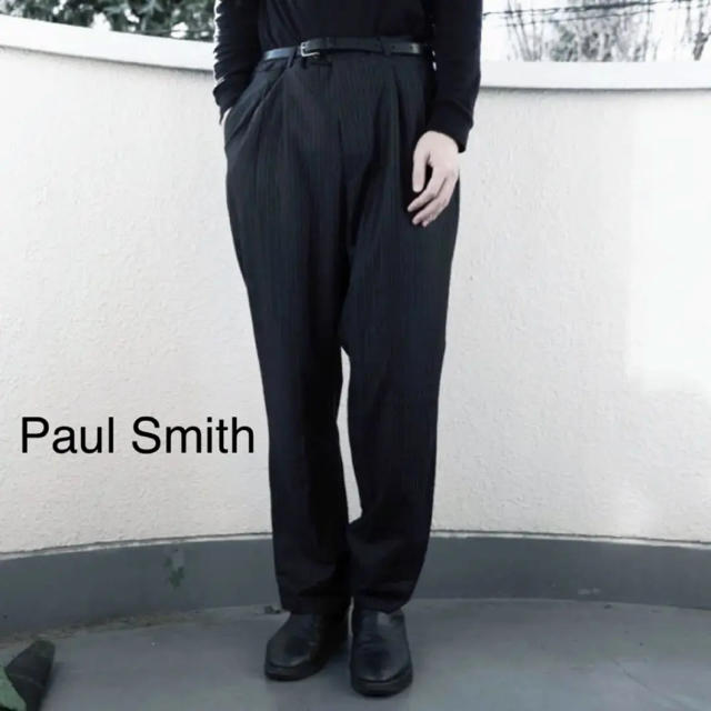 Paul Smith(ポールスミス)のPaul Smith LONDON ポールスミス　ストライプワイドスラックス　 メンズのパンツ(スラックス)の商品写真