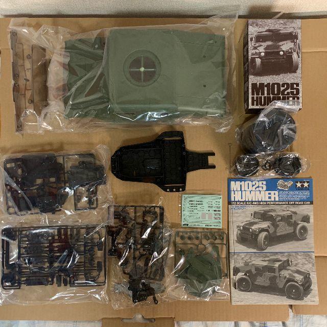 【未組立】絶版 タミヤ 1/12 RC M1025 HUMMER【未使用】ベア付 エンタメ/ホビーのおもちゃ/ぬいぐるみ(ホビーラジコン)の商品写真