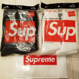 ヘインズ(Hanes)のSupreme×Hanesソックス　各色１足（2足セット）(ソックス)