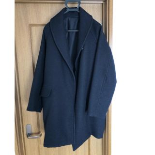 コモリ(COMOLI)の【レア】18aw comoli  ウールショールカラーコート(トレンチコート)