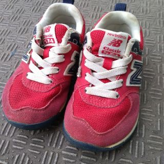 ニューバランス(New Balance)の値下げ！スニーカー　レッド　new balance　14.5(スニーカー)