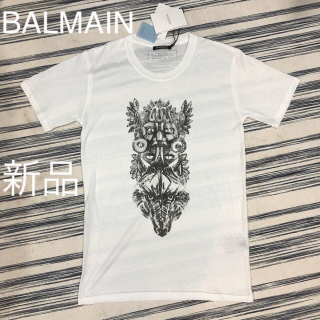 再値下げ 新品 バルマン BALMAIN 「TOTEM」Tシャツ 実寸S〜M - Tシャツ