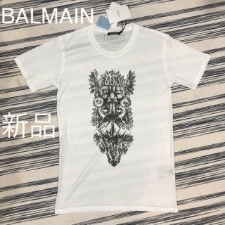 バルマン(BALMAIN)の再値下げ 新品 バルマン BALMAIN 「TOTEM」Tシャツ 実寸S〜M(Tシャツ/カットソー(半袖/袖なし))