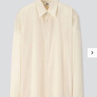 ユニクロ(UNIQLO)のユニクロユー ブロードシャツ　Mサイズ  白 新品未使用　送料無料 ルメール(シャツ)