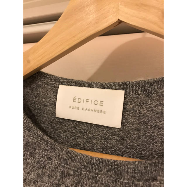 EDIFICE(エディフィス)のエディフィス カシミヤ グレー セーター メンズのトップス(ニット/セーター)の商品写真