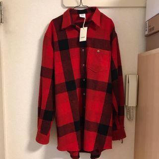 登坂着 VETEMENTS Red Flannel Western Shirt