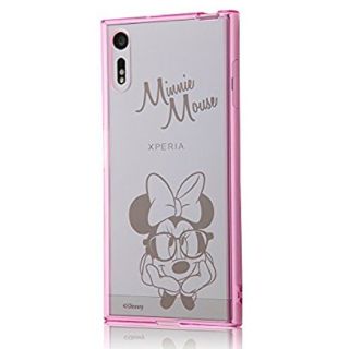 ディズニー(Disney)の★値下げ★【美品】Xperia XZ スマホケース (ミニーマウス)(Androidケース)