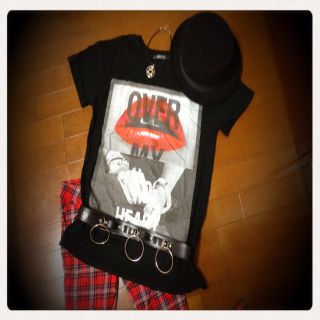 ギルフィー(GILFY)のGILFY＊リッププリントtops(Tシャツ(半袖/袖なし))