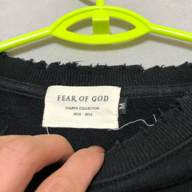 FEAR OF GOD(フィアオブゴッド)のfear of god フィアオブゴット　ダメージ加工スウェット メンズのトップス(スウェット)の商品写真