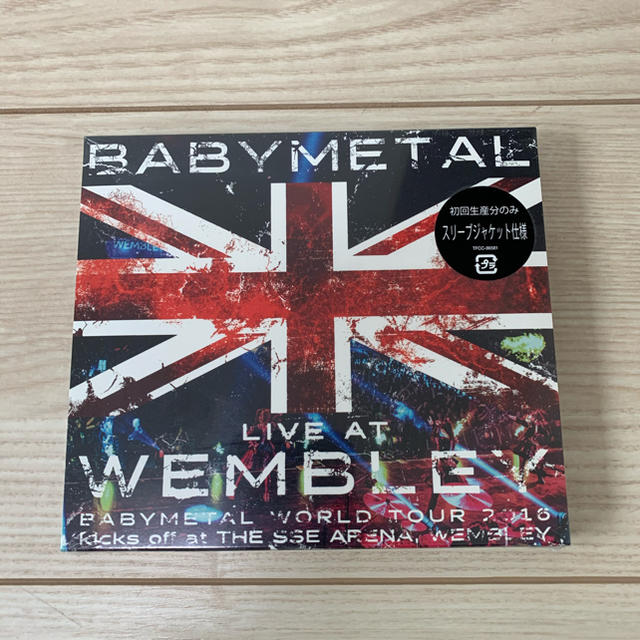 BABYMETAL(ベビーメタル)のBABYMETAL LIVE AT WEMBLEY 初回生産分CD エンタメ/ホビーのCD(ポップス/ロック(邦楽))の商品写真