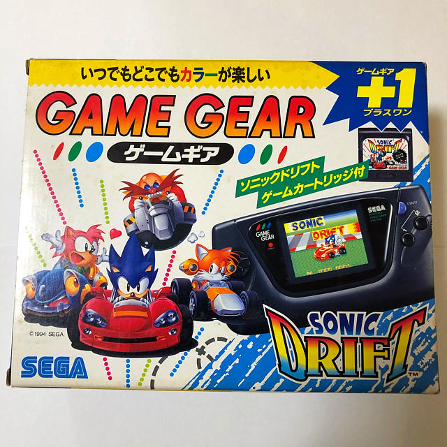 SEGA(セガ)のゲームギア　ジャンク品　ソフト2本付き エンタメ/ホビーのゲームソフト/ゲーム機本体(携帯用ゲーム機本体)の商品写真