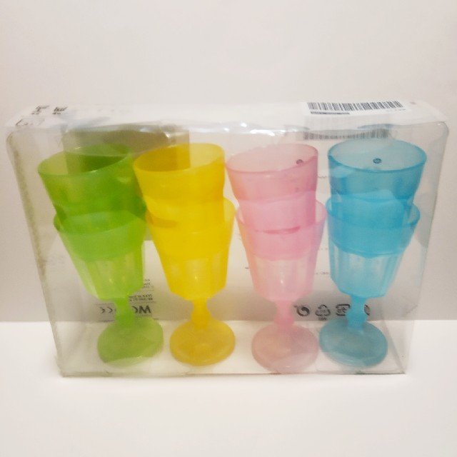 【IKEA】食器玩具　DUKTIG ドゥクティググラス, マルチカラー キッズ/ベビー/マタニティのおもちゃ(その他)の商品写真