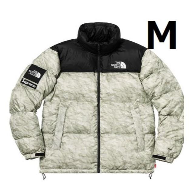 逆輸入 Supreme - Supreme The North Face Paper Print Nupts ダウン