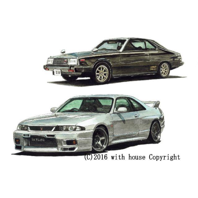 NC-266 GT-R R33/ジャパン限定版画 直筆サイン額装●作家 平右ヱ門 エンタメ/ホビーの美術品/アンティーク(版画)の商品写真