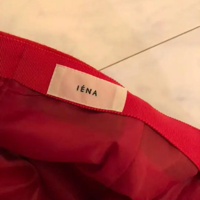 IENA イエナ　サイズ34 圧縮　赤　ウール　スカート　美品