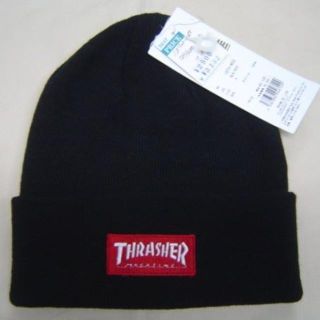 スラッシャー(THRASHER)のセール 20% スラッシャー ロゴ 刺しゅう ニット ワッチ キャップ(ニット帽/ビーニー)