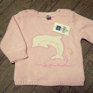ベビーギャップ(babyGAP)の新品☆GAP　イルカのセーター(ニット/セーター)