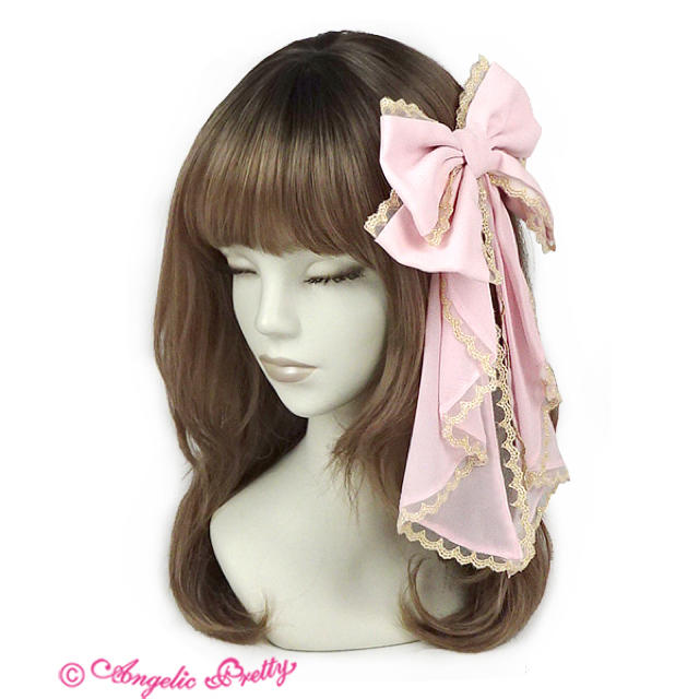 Angelic Pretty(アンジェリックプリティー)のエアリーステラ　ワンピースセット　ピンク レディースのワンピース(ひざ丈ワンピース)の商品写真