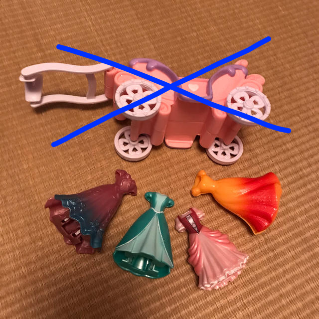 Dear Princess(ディアプリンセス)のマジッククリップ ドレス  のみ エンタメ/ホビーのおもちゃ/ぬいぐるみ(キャラクターグッズ)の商品写真