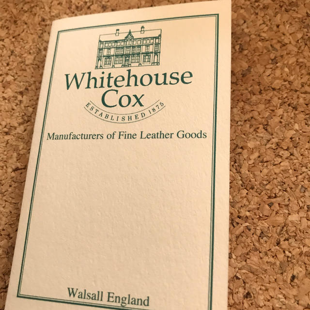 ホワイトハウスコックス 財布 メンズ 二つ折り財布　Whitehouse Cox 1