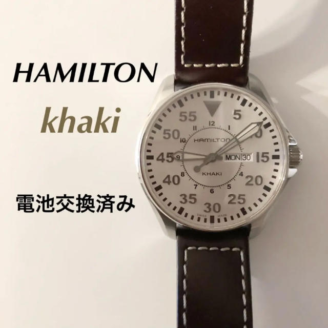 時計ラスト1点！　腕時計 hamilton khaki