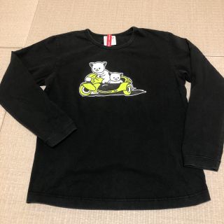 キューン(CUNE)の★ CUNE キューン  ネコ  バイク  ロンT  ブラック 中古  Mサイズ(Tシャツ/カットソー(七分/長袖))