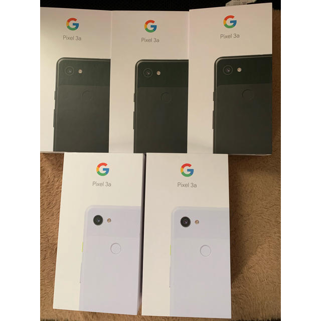 ANDROID(アンドロイド)の★リュウゾウさま★【格安】Google Pixel 3a 5台セット スマホ/家電/カメラのスマートフォン/携帯電話(スマートフォン本体)の商品写真